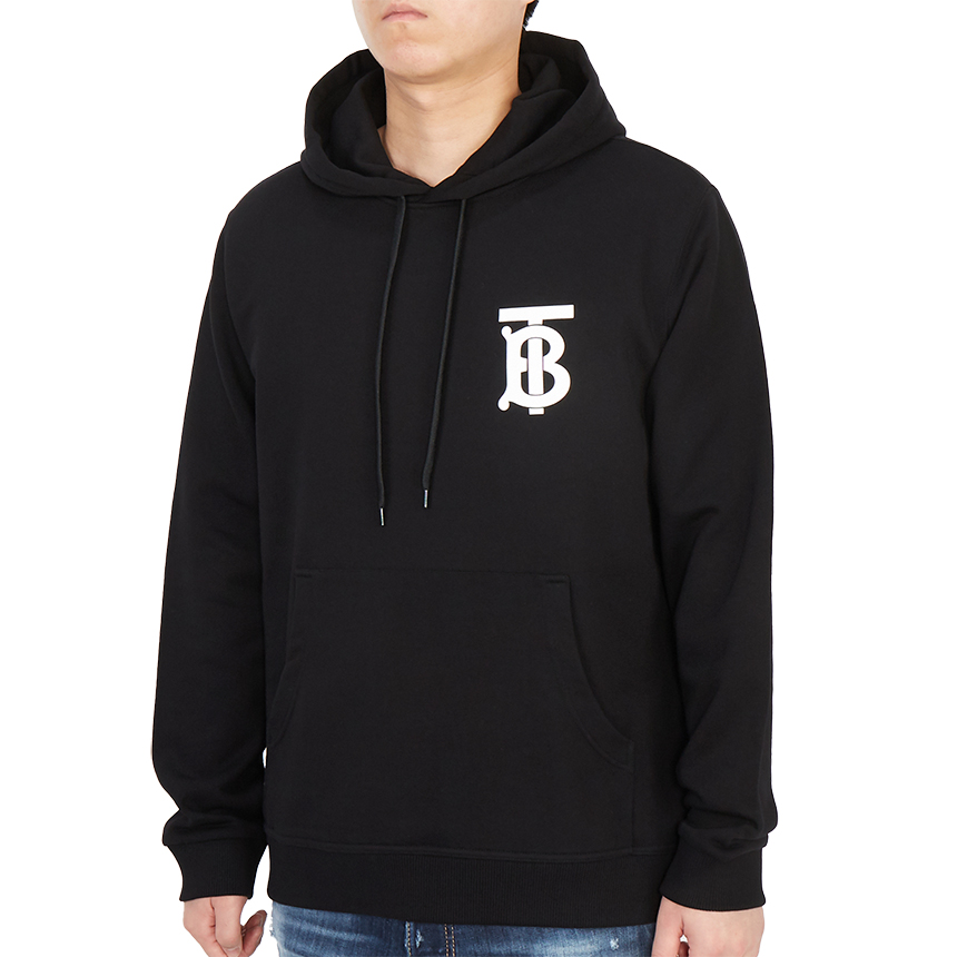 버버리(BURBERRY) 모노그램 모티프남자 후드 긴팔 맨투맨 티셔츠 LANDON TB 8024604 A1189