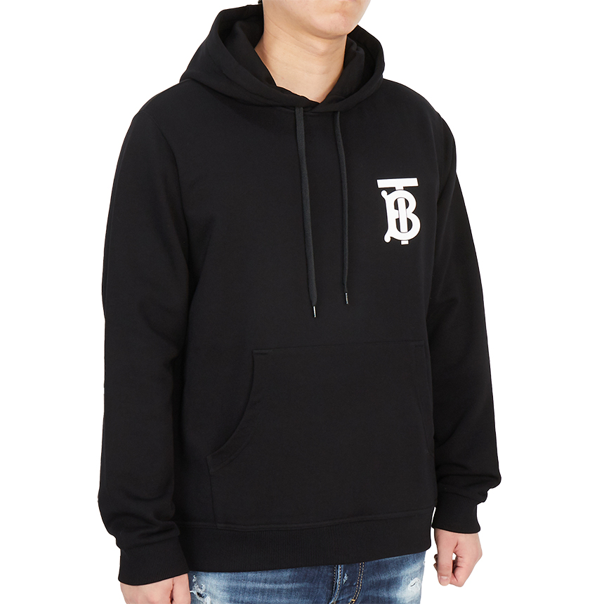 버버리(BURBERRY) 모노그램 모티프남자 후드 긴팔 맨투맨 티셔츠 LANDON TB 8024604 A1189