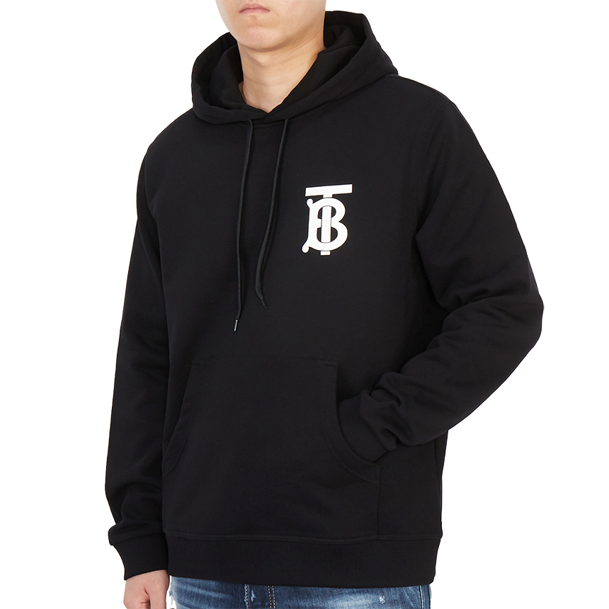 버버리(BURBERRY) 모노그램 모티프남자 후드 긴팔 맨투맨 티셔츠 LANDON TB 8024604 A1189