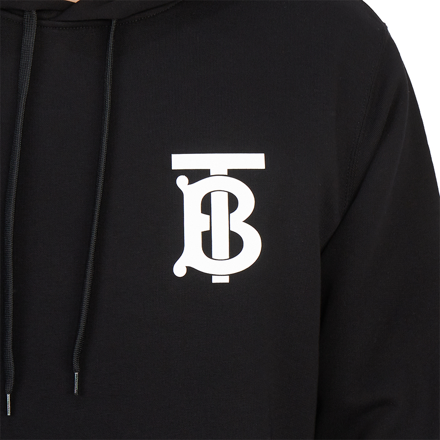 버버리(BURBERRY) 모노그램 모티프남자 후드 긴팔 맨투맨 티셔츠 LANDON TB 8024604 A1189