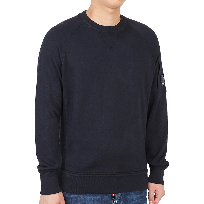 씨피컴퍼니(CP COMPANY) 렌즈 남자 니트 스웨터 레귤러핏 11CMKN098A 005805G 888