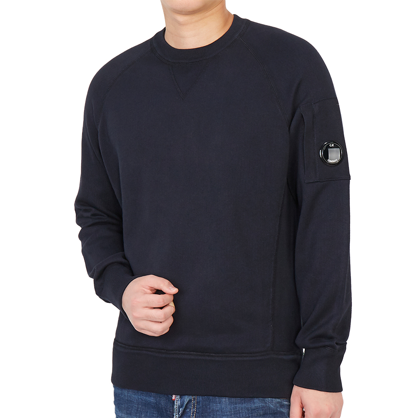 씨피컴퍼니(CP COMPANY) 렌즈 남자 니트 스웨터 레귤러핏 11CMKN098A 005805G 888