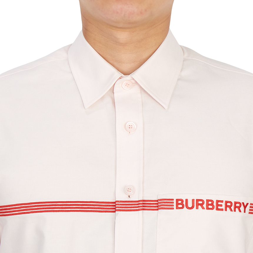 버버리(BURBERRY) 스트라이프 로고 남자 셔츠 CLEMENS 8042122 A2889