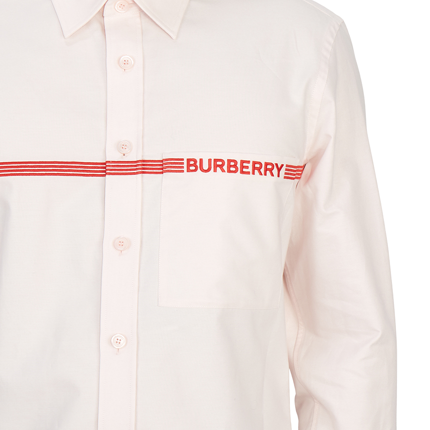 버버리(BURBERRY) 스트라이프 로고 남자 셔츠 CLEMENS 8042122 A2889