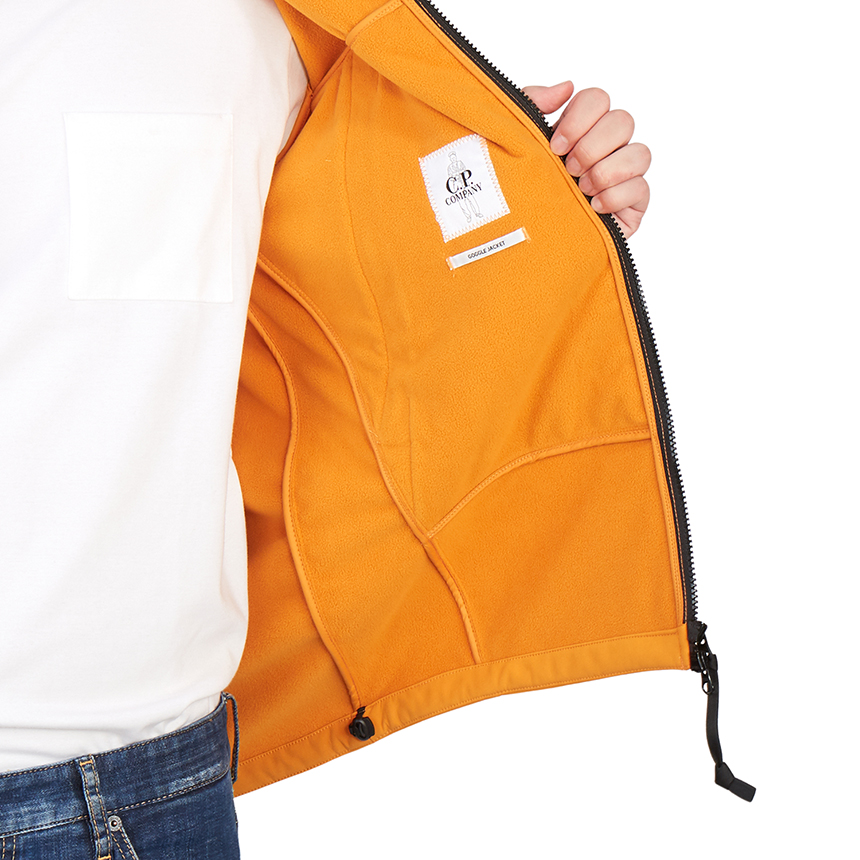 씨피컴퍼니(CP COMPANY) 쉘-R 고글 남자 후드 기모 자켓 11CMOW002A 006097A 436