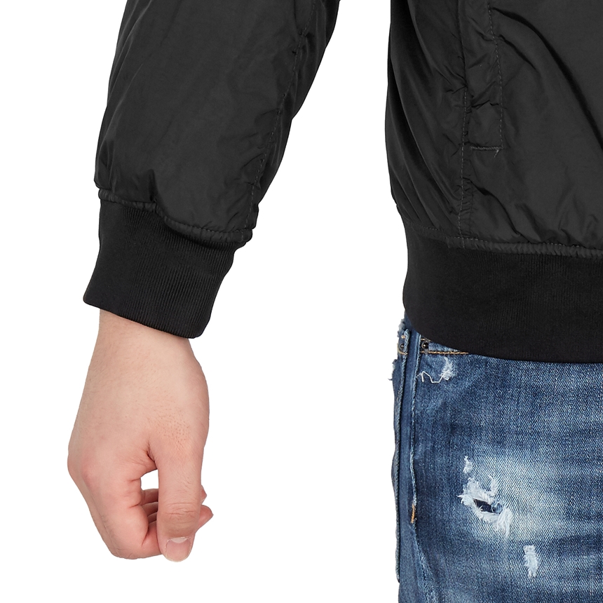 스톤아일랜드(STONE ISLAND) 와펜 크링클랩스 프리마로프트 남자 후드 패딩 자켓 751542223 V0029