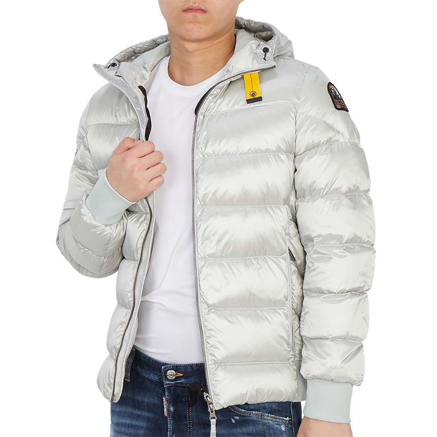 파라점퍼스(PARAJUMPERS) 퍼렐 쉰 남자 패딩 점퍼 PMJCKSX13 MIST WHITE