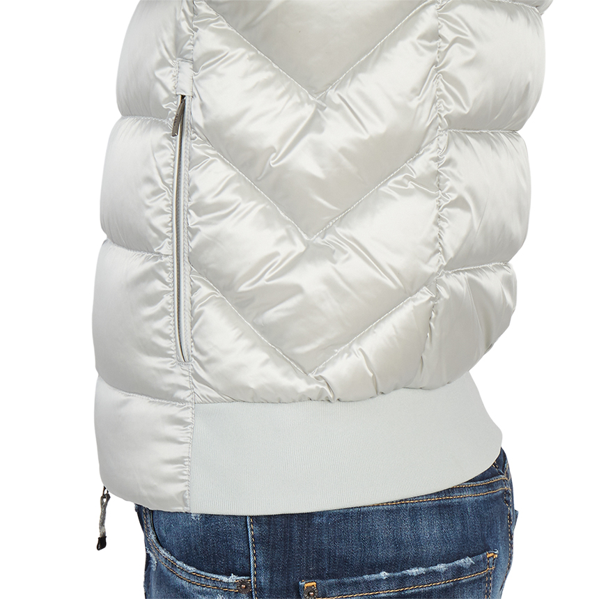 파라점퍼스(PARAJUMPERS) 퍼렐 쉰 남자 패딩 점퍼 PMJCKSX13 MIST WHITE