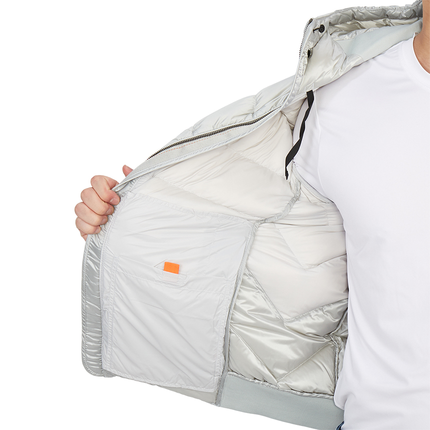 파라점퍼스(PARAJUMPERS) 퍼렐 쉰 남자 패딩 점퍼 PMJCKSX13 MIST WHITE