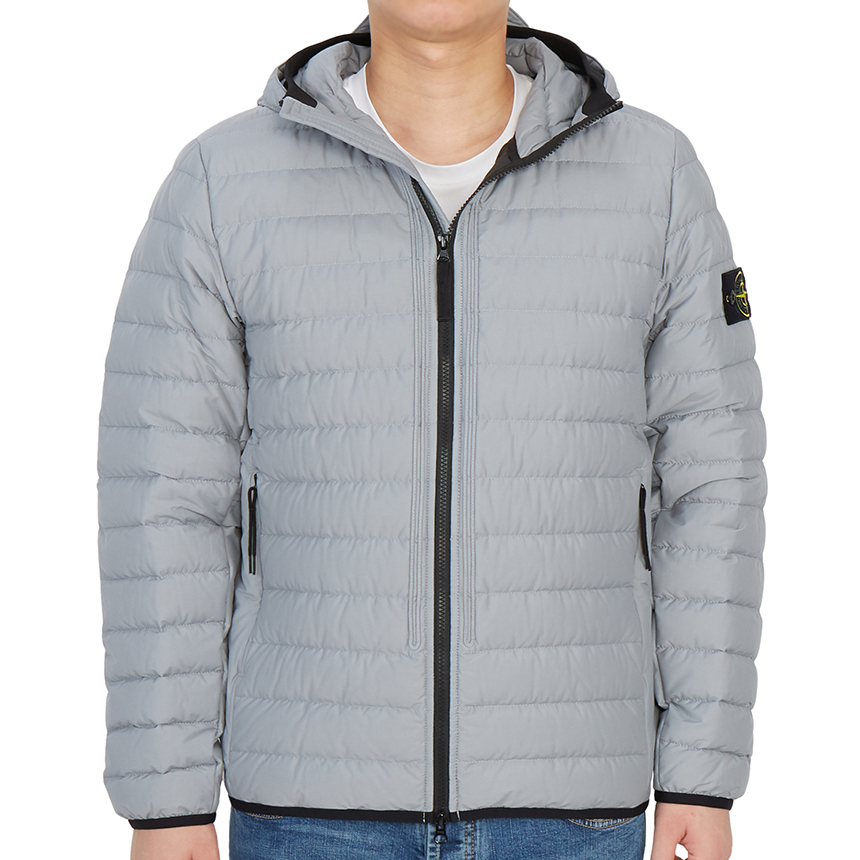 스톤아일랜드(STONE ISLAND) 와펜 텔라 남자 후드 패딩 점퍼 자켓 751542725 V0061