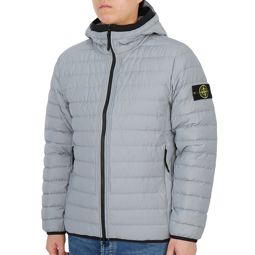 스톤아일랜드(STONE ISLAND) 와펜 텔라 남자 후드 패딩 점퍼 자켓 751542725 V0061