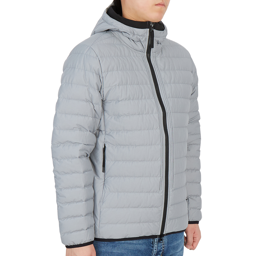 스톤아일랜드(STONE ISLAND) 와펜 텔라 남자 후드 패딩 점퍼 자켓 751542725 V0061