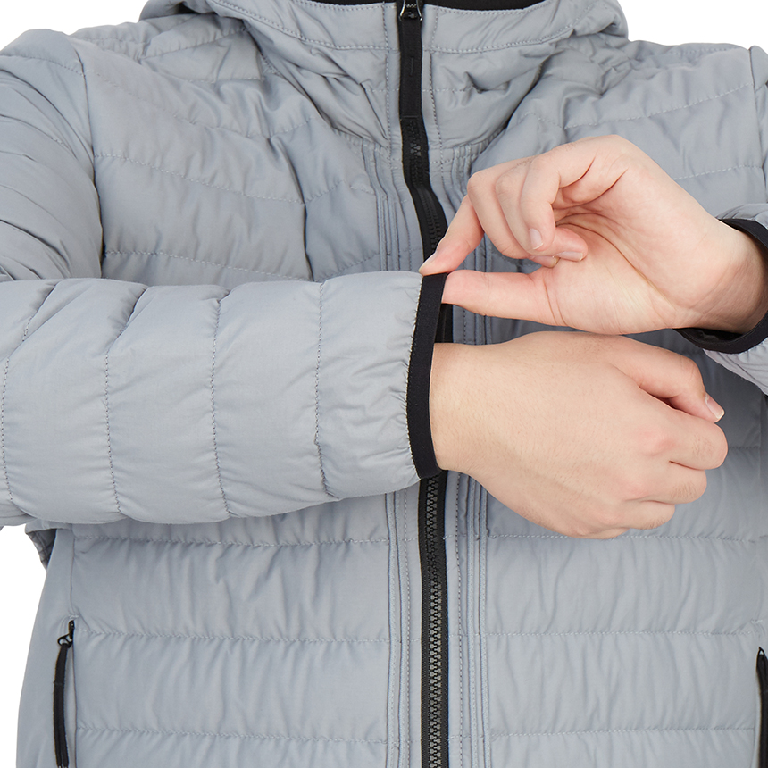 스톤아일랜드(STONE ISLAND) 와펜 텔라 남자 후드 패딩 점퍼 자켓 751542725 V0061