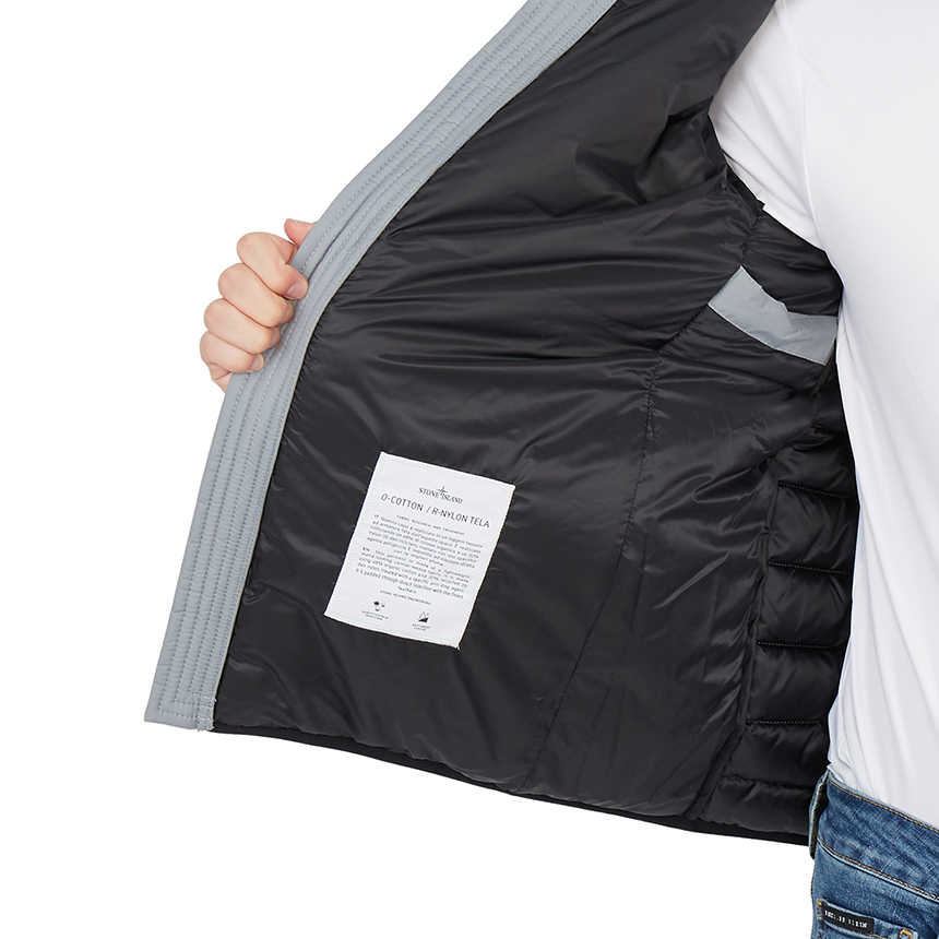 스톤아일랜드(STONE ISLAND) 와펜 텔라 남자 후드 패딩 점퍼 자켓 751542725 V0061