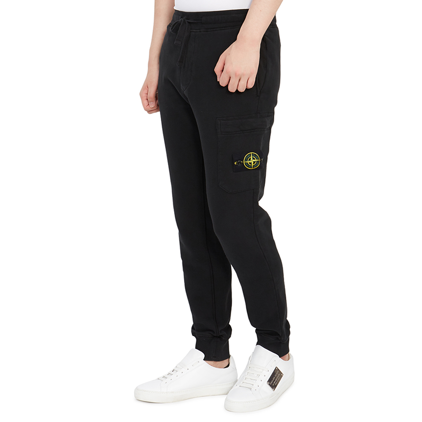 스톤아일랜드(STONE ISLAND) 와펜 남자 기모 조깅 팬츠 751564520 V0029