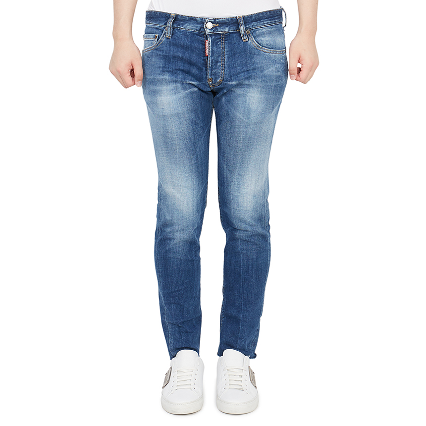 디스퀘어드2(DSQUARED2) 슬림 크롭 남자 진 S74LB0967 S30664 470