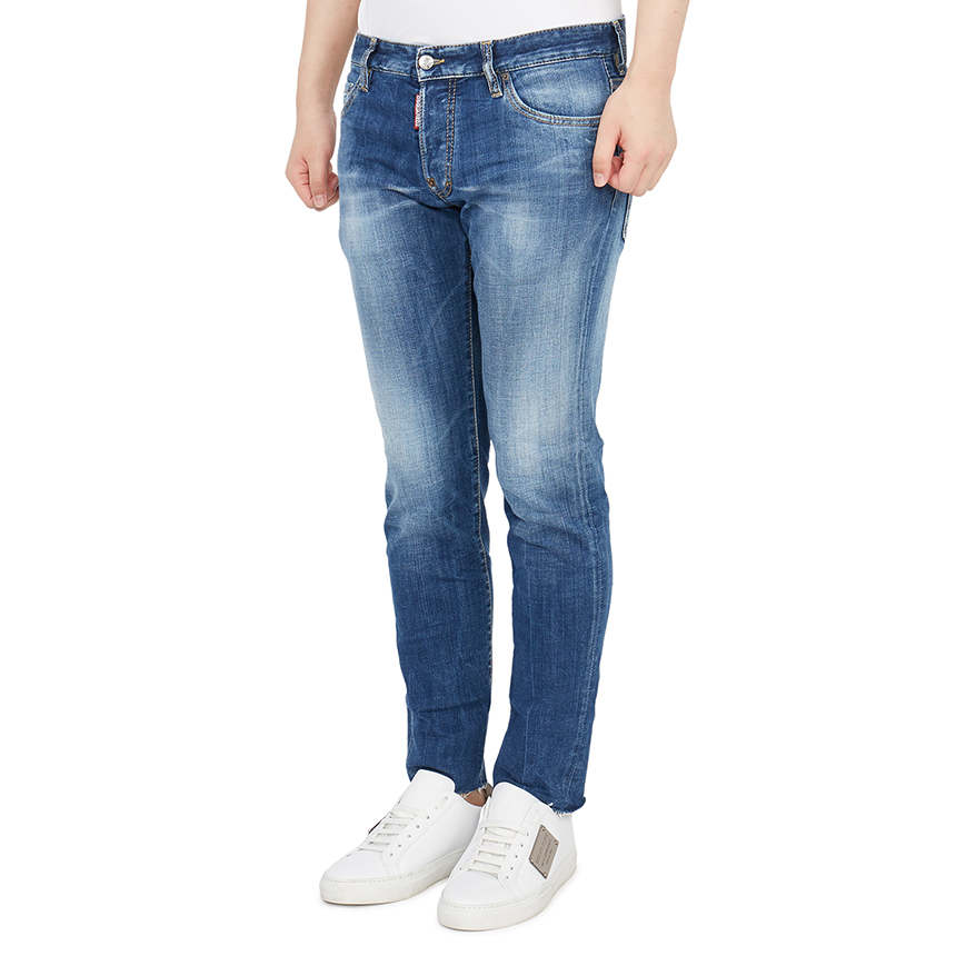 디스퀘어드2(DSQUARED2) 슬림 크롭 남자 진 S74LB0967 S30664 470