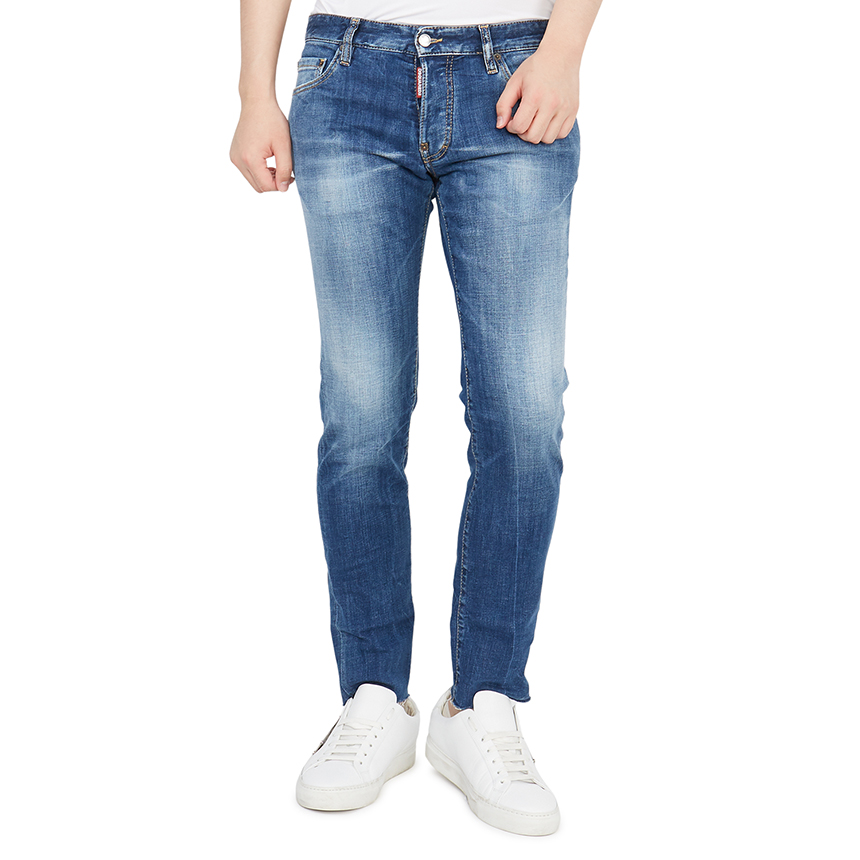 디스퀘어드2(DSQUARED2) 슬림 크롭 남자 진 S74LB0967 S30664 470