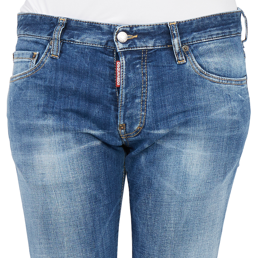 디스퀘어드2(DSQUARED2) 슬림 크롭 남자 진 S74LB0967 S30664 470