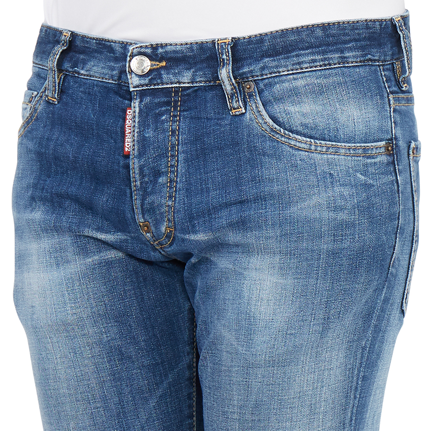 디스퀘어드2(DSQUARED2) 슬림 크롭 남자 진 S74LB0967 S30664 470