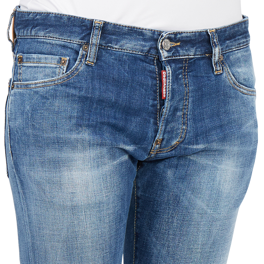디스퀘어드2(DSQUARED2) 슬림 크롭 남자 진 S74LB0967 S30664 470