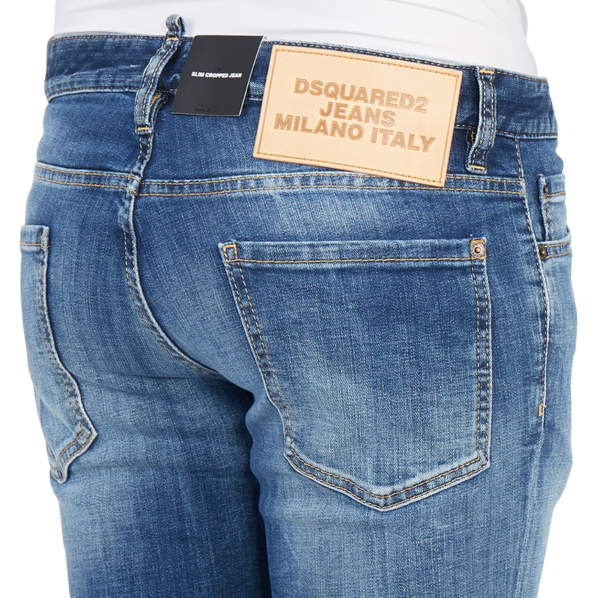 디스퀘어드2(DSQUARED2) 슬림 크롭 남자 진 S74LB0967 S30664 470