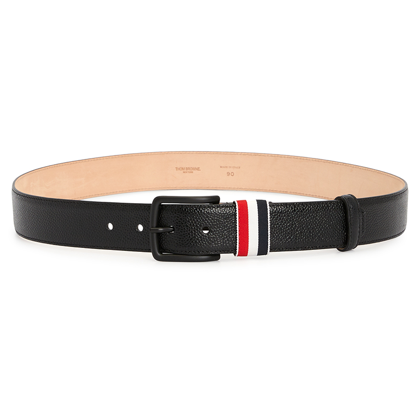 톰브라운(THOM BROWNE) 삼선 남자 캐쥬얼벨트 MCX056A 00198 001