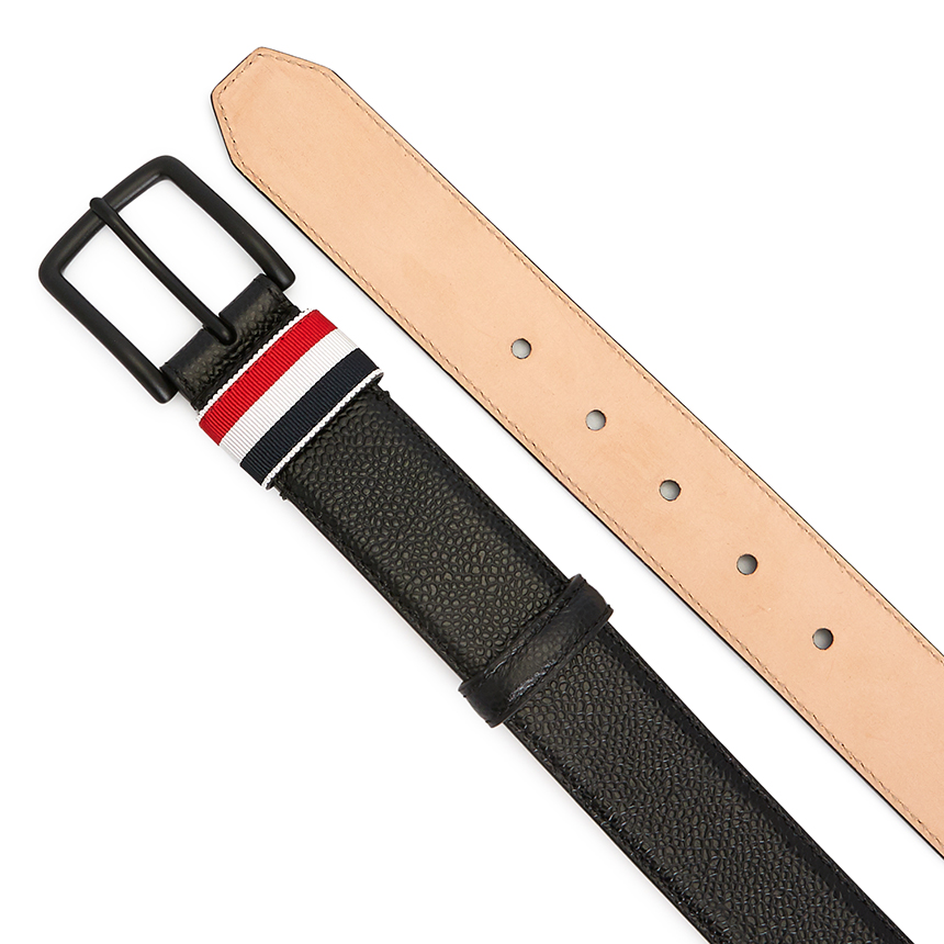 톰브라운(THOM BROWNE) 삼선 남자 캐쥬얼벨트 MCX056A 00198 001