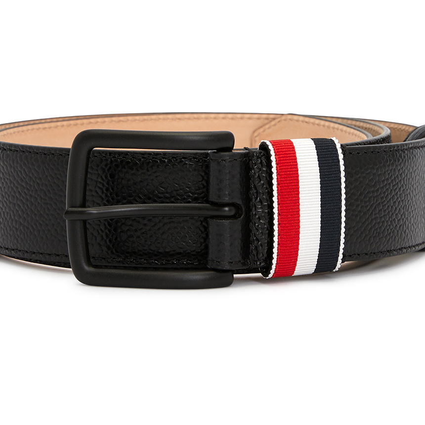 톰브라운(THOM BROWNE) 삼선 남자 캐쥬얼벨트 MCX056A 00198 001