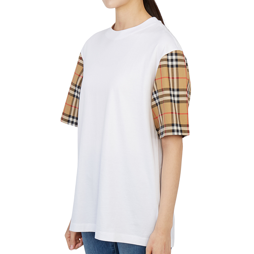 버버리(BURBERRY) 빈티지 체크여자 반팔티셔츠 SERRA 8014896 A1464
