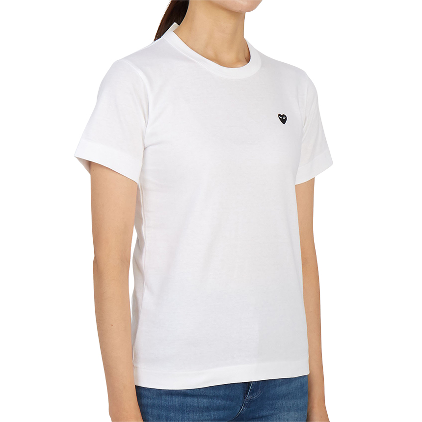 꼼데가르송(COMME DES GARCONS) 미니 블랙하트와펜여자 반팔티셔츠 AZ T201 051 2