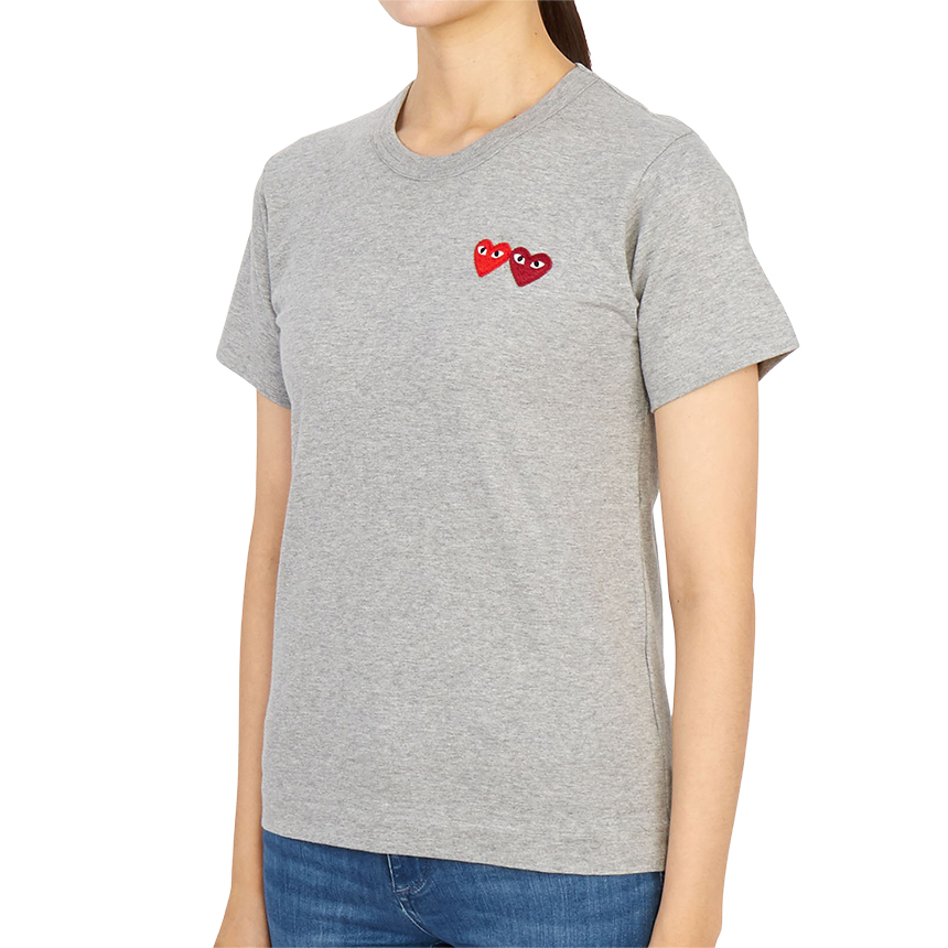 꼼데가르송(COMME DES GARCONS) 더블와펜 여성 반팔티셔츠 AZ T225 051 3