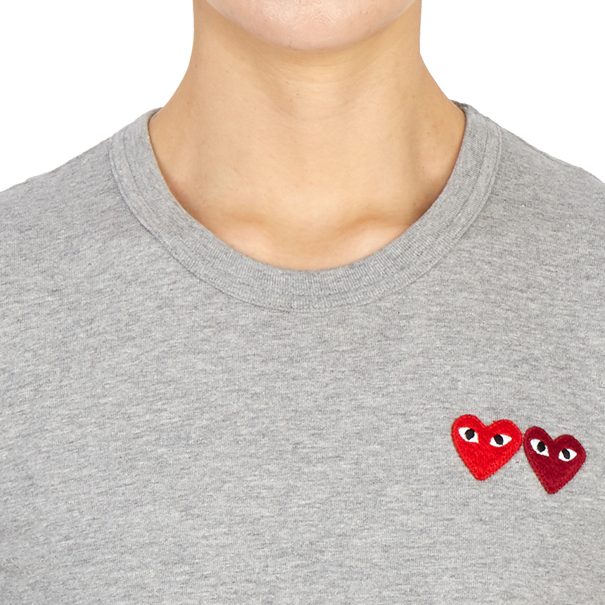 꼼데가르송(COMME DES GARCONS) 더블와펜 여성 반팔티셔츠 AZ T225 051 3