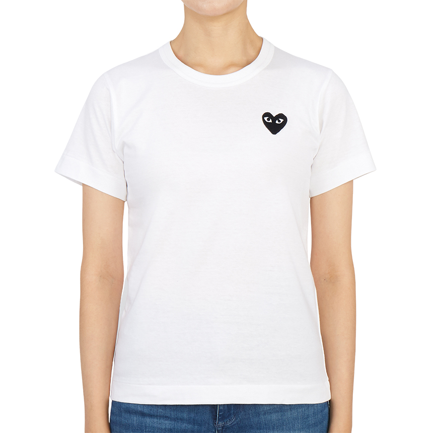꼼데가르송(COMME DES GARCONS) 스크래치 블랙와펜 여성 반팔티셔츠 AZ T063 051 2 SA_AZ T063 051 2_038
