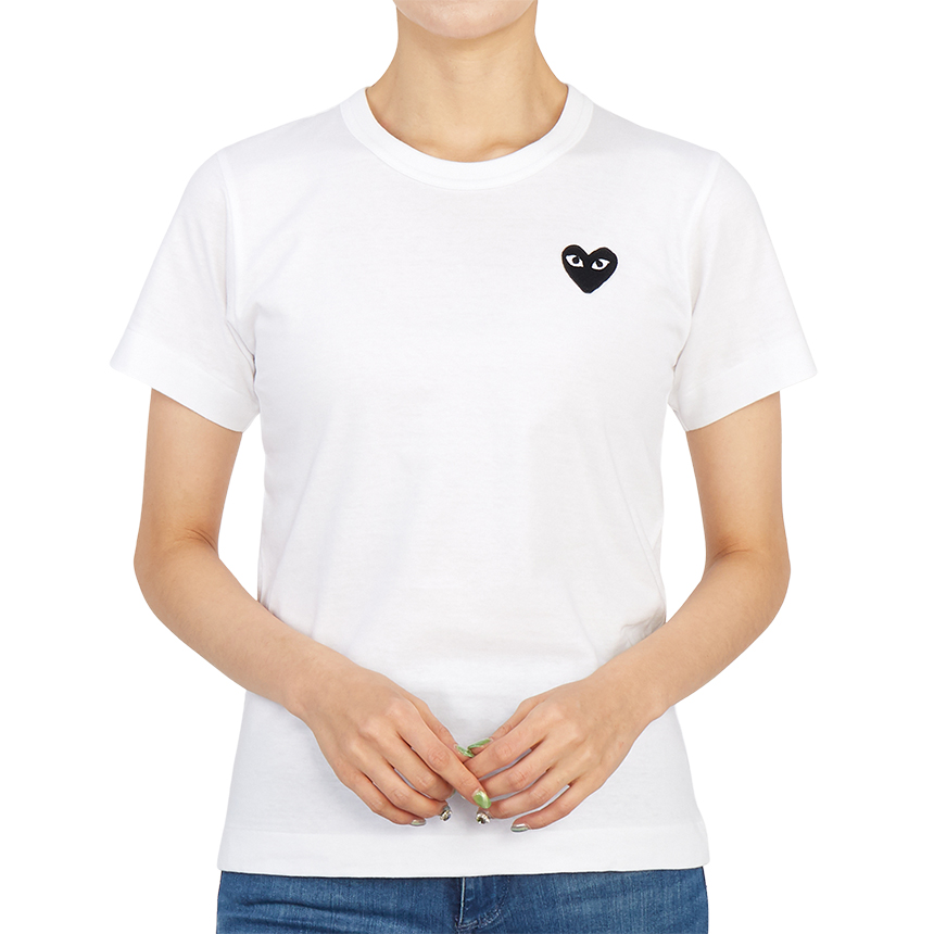꼼데가르송(COMME DES GARCONS) 스크래치 블랙와펜 여성 반팔티셔츠 AZ T063 051 2 SA_AZ T063 051 2_038