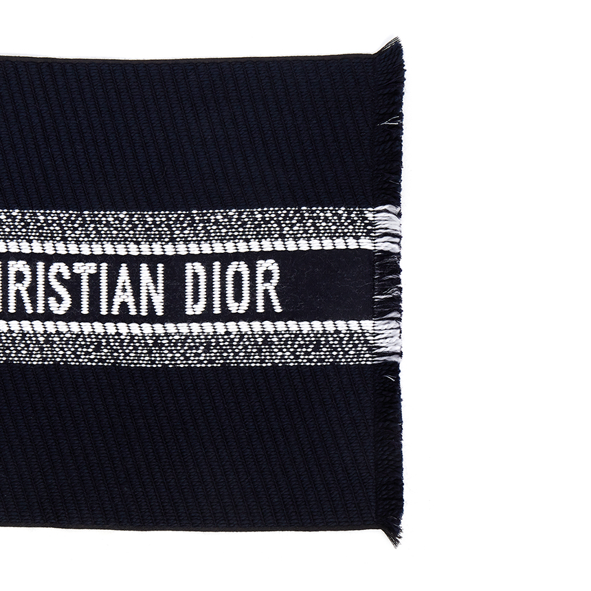 크리스찬디올(Christian Dior) 오블리크 유니버시티 양면 공용 울 머플러 스카프 14CDO301I985 540