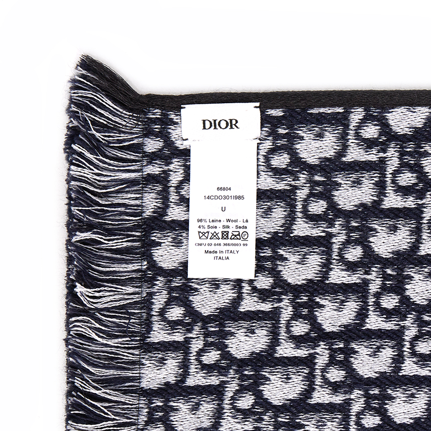 크리스찬디올(Christian Dior) 오블리크 유니버시티 양면 공용 울 머플러 스카프 14CDO301I985 540