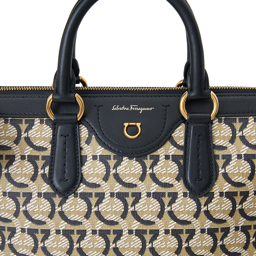 페라가모(FERRAGAMO) 올 간치니 라지 여자 토트겸숄더백 21 I074 NERO 0726595
