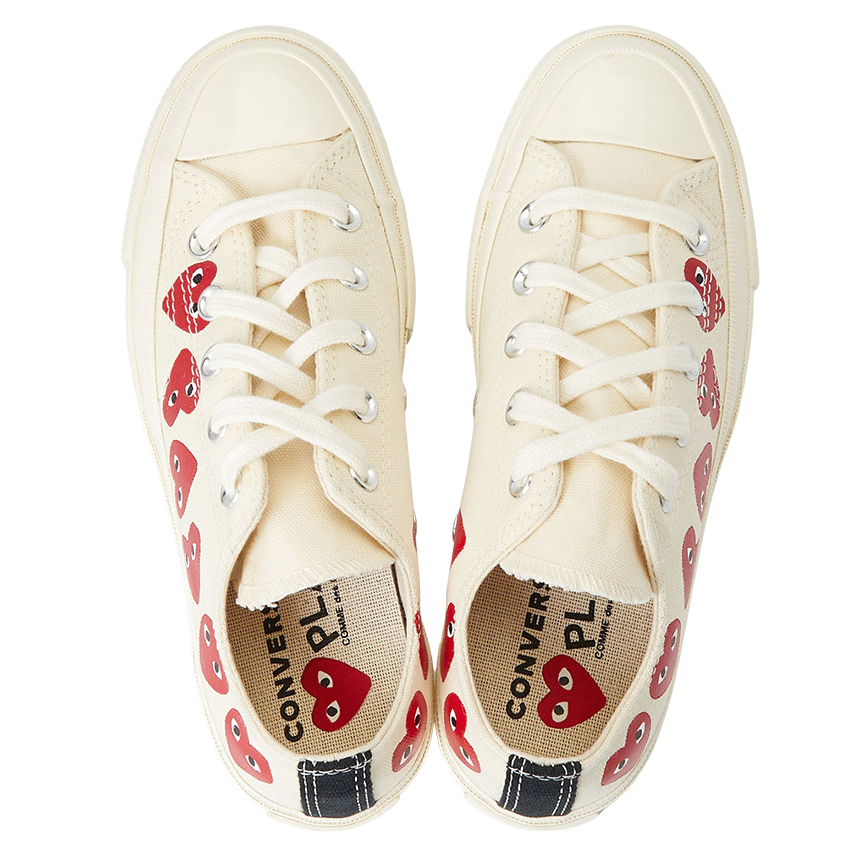 꼼데가르송(COMME DES GARCONS) 멀티하트 척 70 로우 공용 스니커즈 AZ K117 001 2