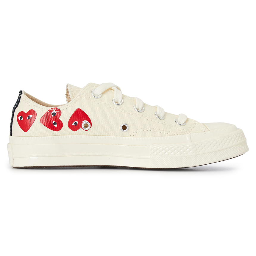 꼼데가르송(COMME DES GARCONS) 멀티하트 척 70 로우 공용 스니커즈 AZ K117 001 2
