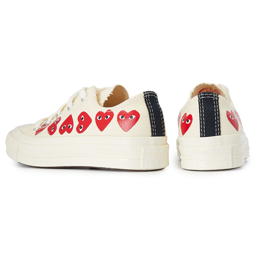 꼼데가르송(COMME DES GARCONS) 멀티하트 척 70 로우 공용 스니커즈 AZ K117 001 2