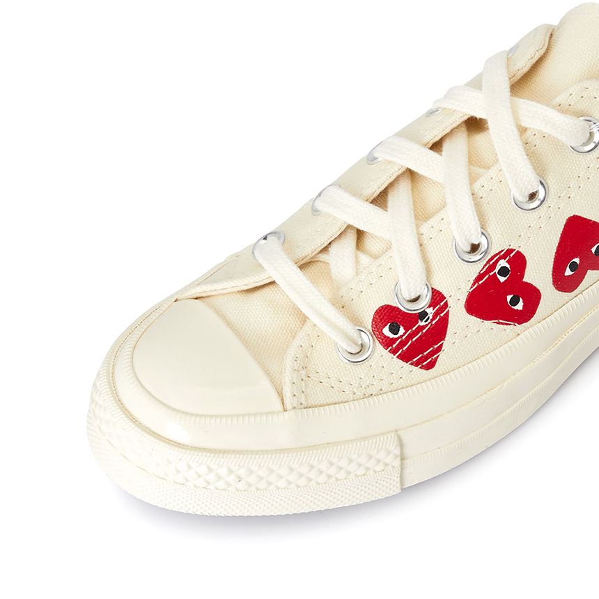 꼼데가르송(COMME DES GARCONS) 멀티하트 척 70 로우 공용 스니커즈 AZ K117 001 2