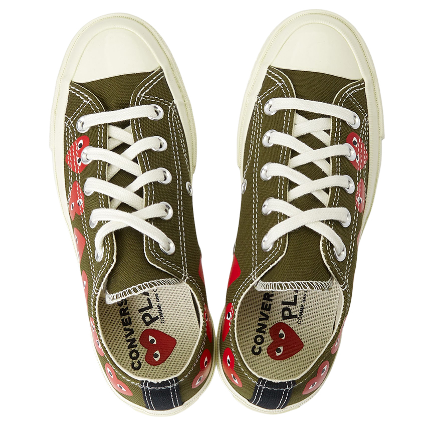 꼼데가르송(COMME DES GARCONS) 스크래치 멀티하트 척테일 70 스니커즈 AZ K117 001 1 (남여공용) SC_AZ K117 001 1_026
