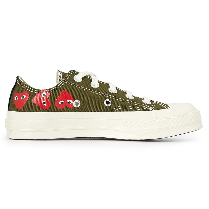 꼼데가르송(COMME DES GARCONS) 스크래치 멀티하트 척테일 70 스니커즈 AZ K117 001 1 (남여공용) SC_AZ K117 001 1_026
