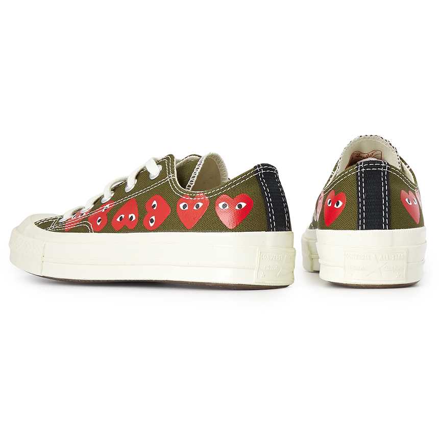 꼼데가르송(COMME DES GARCONS) 스크래치 멀티하트 척테일 70 스니커즈 AZ K117 001 1 (남여공용) SC_AZ K117 001 1_026