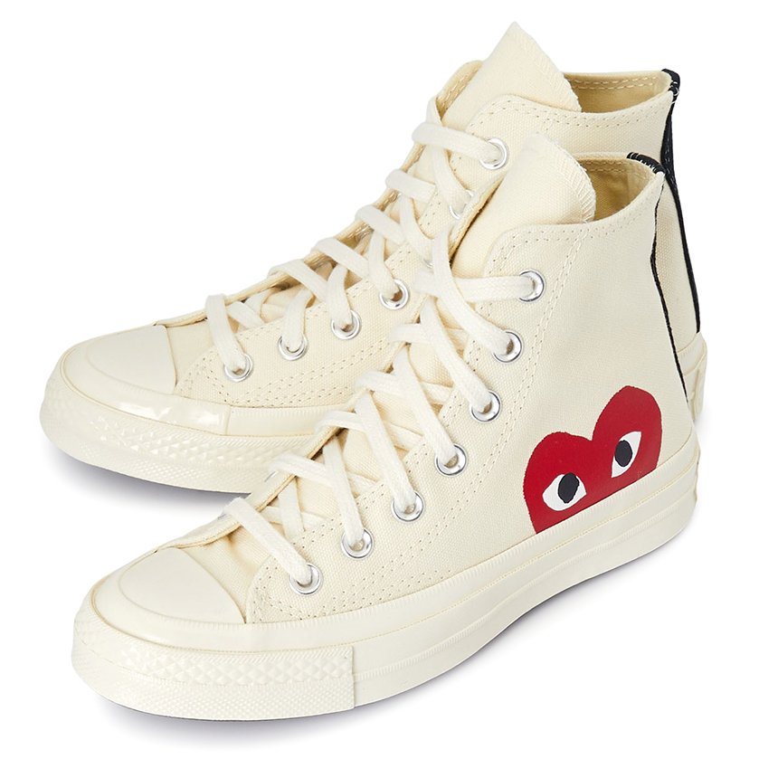 꼼데가르송(COMME DES GARCONS) 스크래치 레드하트 척테일러 70 하이 스니커즈 AZ K112 001 2 (남여공용) SS_AZ K112 001 2_051