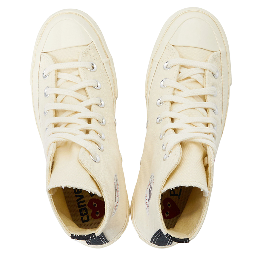 꼼데가르송(COMME DES GARCONS) 스크래치 레드하트 척테일러 70 하이 스니커즈 AZ K112 001 2 (남여공용) SS_AZ K112 001 2_051