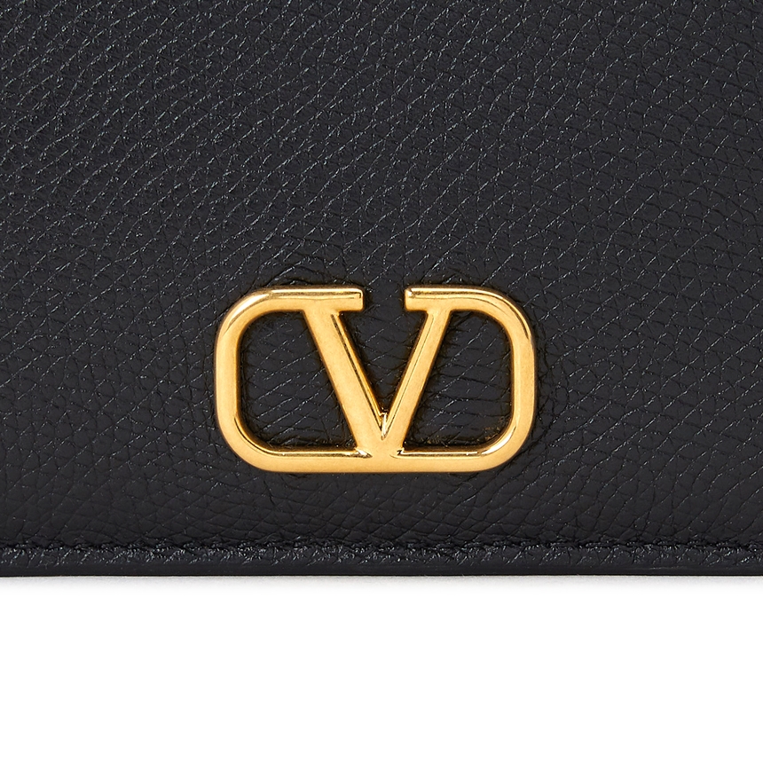 발렌티노(VALENTINO) V 로고 컴팩트 여자 반지갑 VW0P0R39SNP 0NO