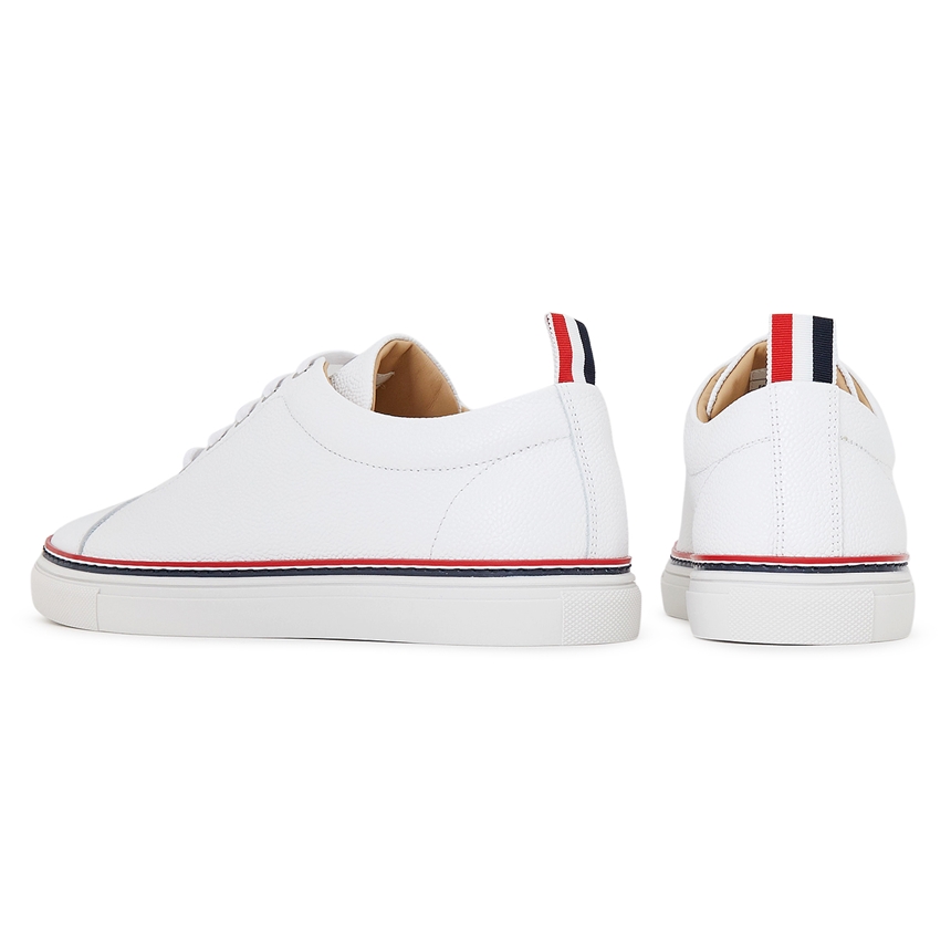 톰브라운(THOM BROWNE) 스트레이트 토 캡 남자 스니커즈 MFD067B 00198 100