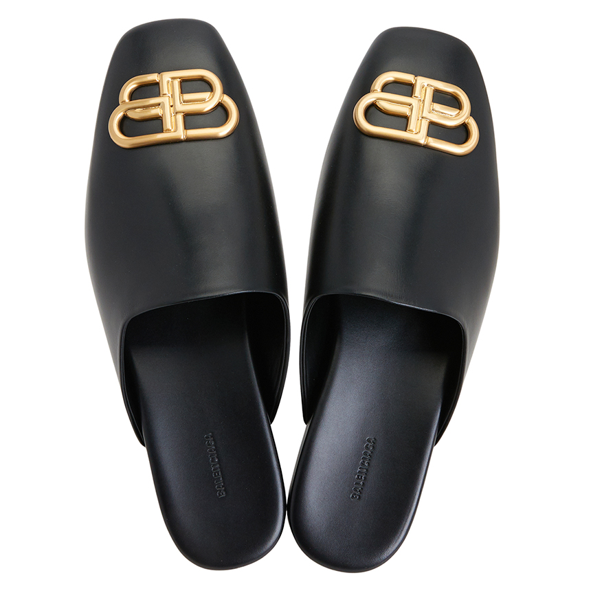 발렌시아가(BALENCIAGA) 코지 BB 남자 뮬 슬리퍼 590659 WA72H 1088